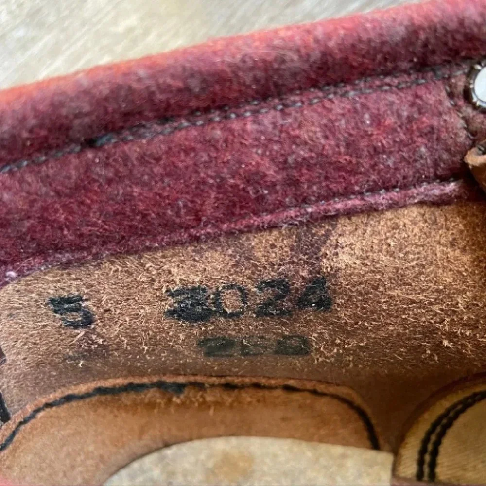 Antique Vintage Square Toe Leather Ski Boots